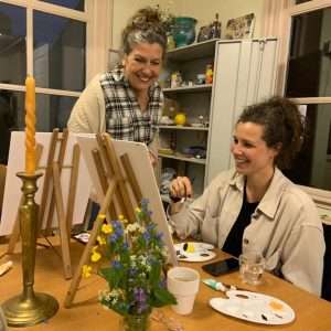 Schilderles in Het Abbehuisje