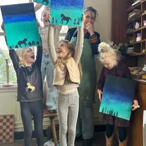Kinderkunst op zaterdagmorgen