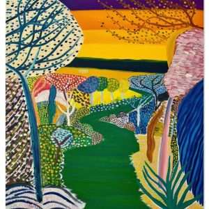 Een schilderij van Matthew Wong als vorbeeld voor de Workshop Matthew Wong / Vincent van Gogh